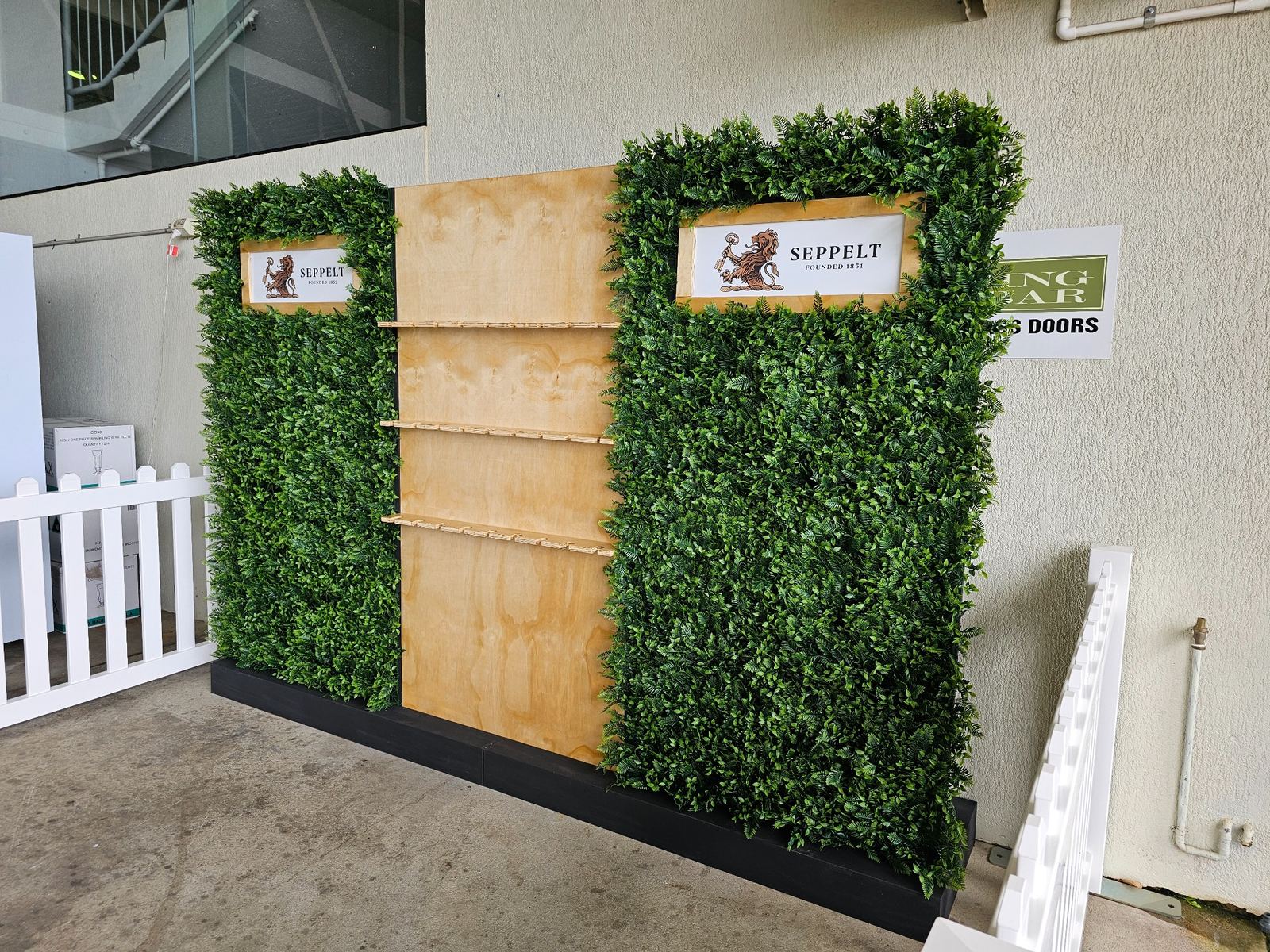 Feature wall display
